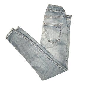 Hollister High-Rise Jean Leggings Womens Size 12R Stretch Light Wash Blue